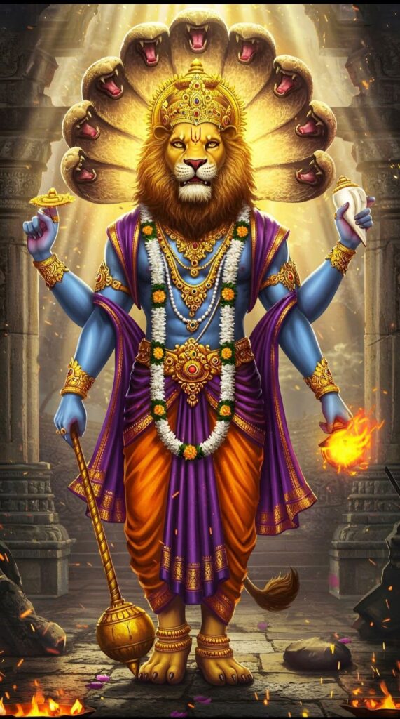 Narsimha Arti Lyrics Hindi