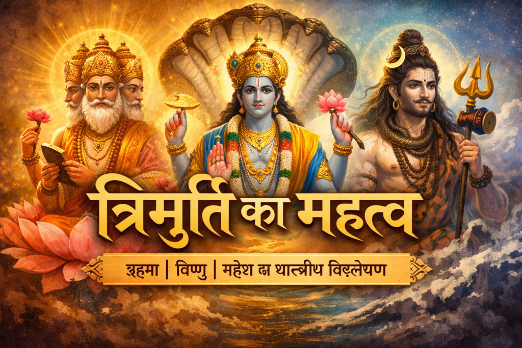सनातन धर्म में त्रिमूर्ति का महत्व